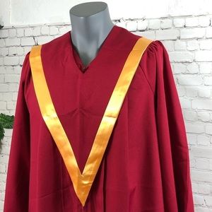GRADUATION Mall Gown Color Red Size 48 5’3-5’5.